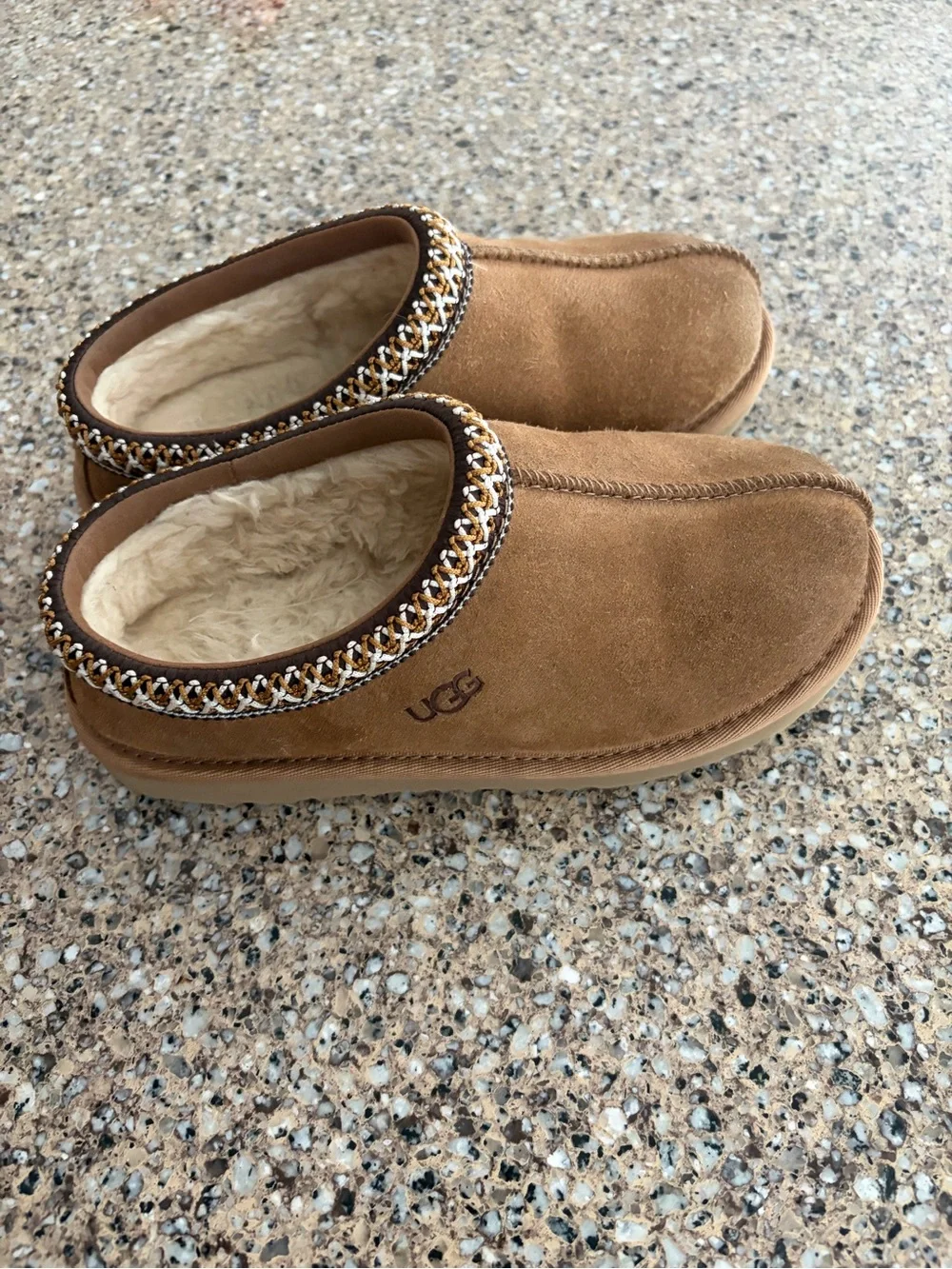 UGG Tasman II Shearling-Lined Men’s Slipper - Chestnut